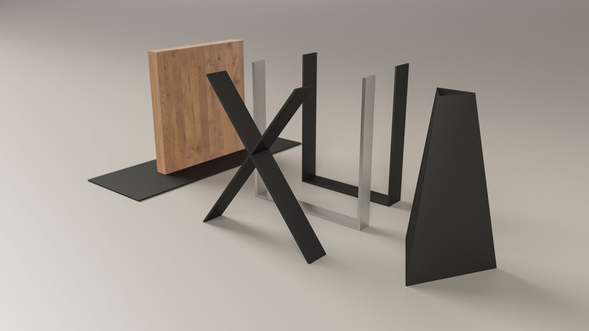 Beine für Massivholztische