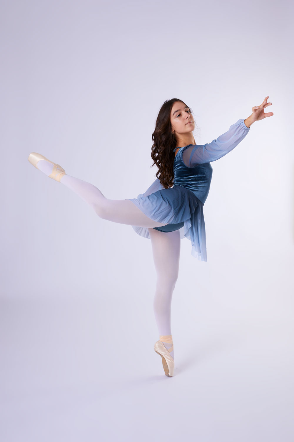 Ballerina Shooting im Fotostudio der Ballettschule Kreuzlingen