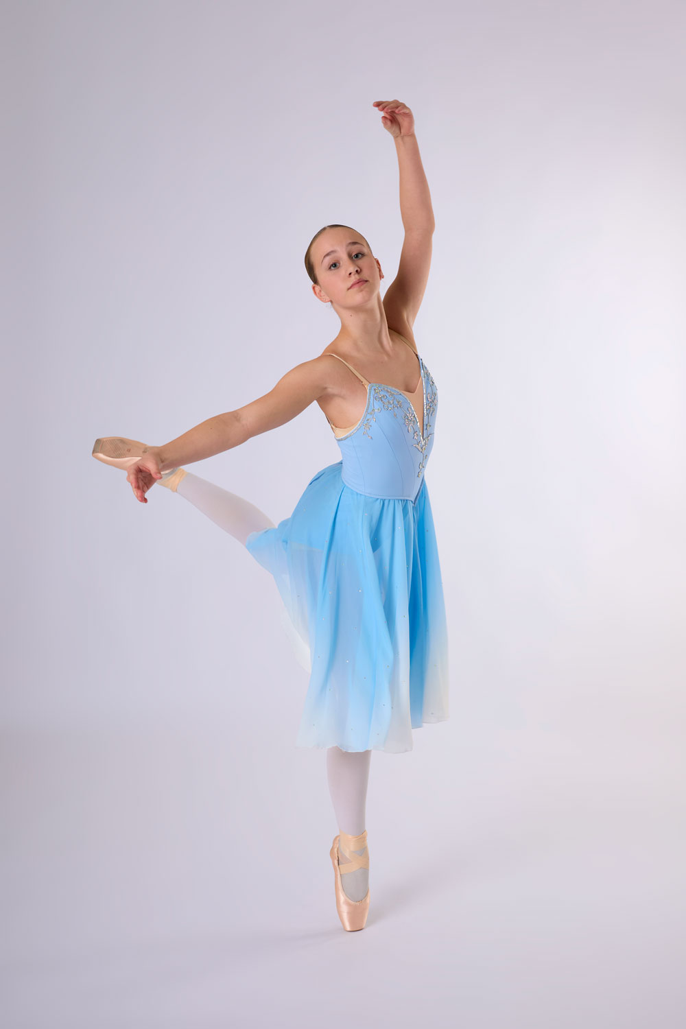 Ballerina Shooting im Fotostudio der Ballettschule Kreuzlingen